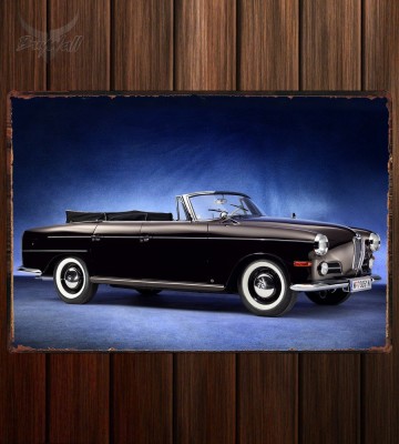 Металлическая табличка BMW 502 V8 Autenrieth Cabriolet